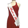 4"x70" Pageant Sash - White